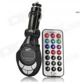 1.0 "LCD Car MP3 Player Transmissor FM com controle remoto